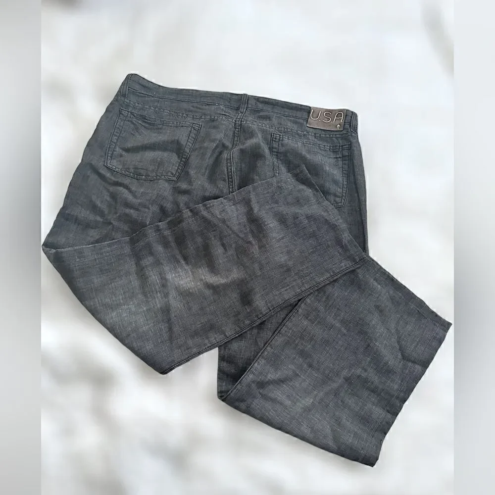 John Varvatos grey distressed Bowery jean Size 40R